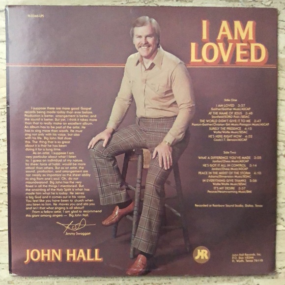 ***Free*** Big John Hall I Am Loved Vinyl Lp '77 - Picture 7 of 9